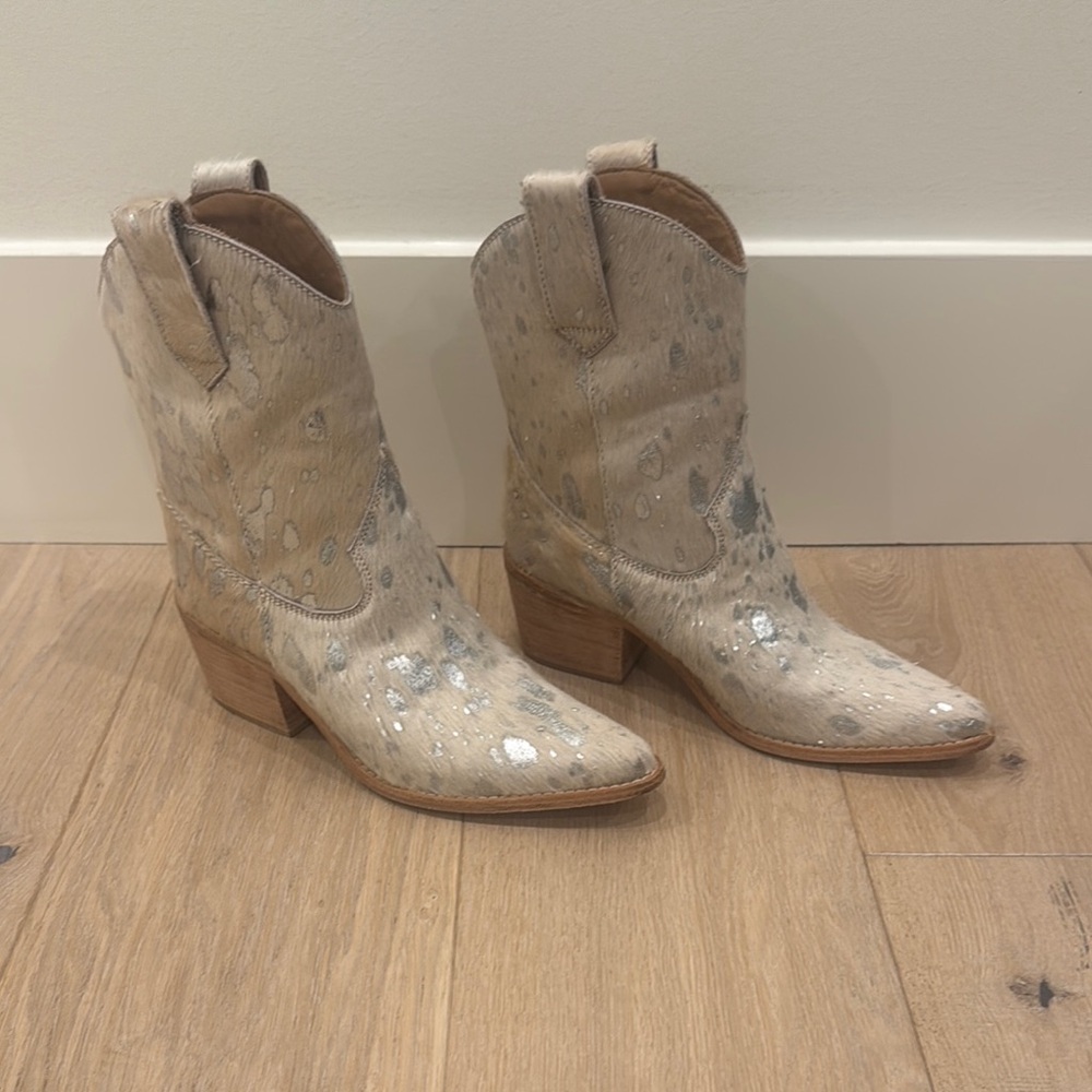 Cowboy Boots with Silver Accents